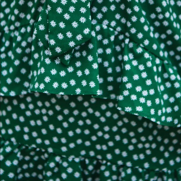 Hello Molly Walk on Faith Green Dress - Picture 3 of 4
